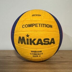 Mikasa Competition Women Water Polo Ball Size 4 Yellow Blue Pink W6609W Compact